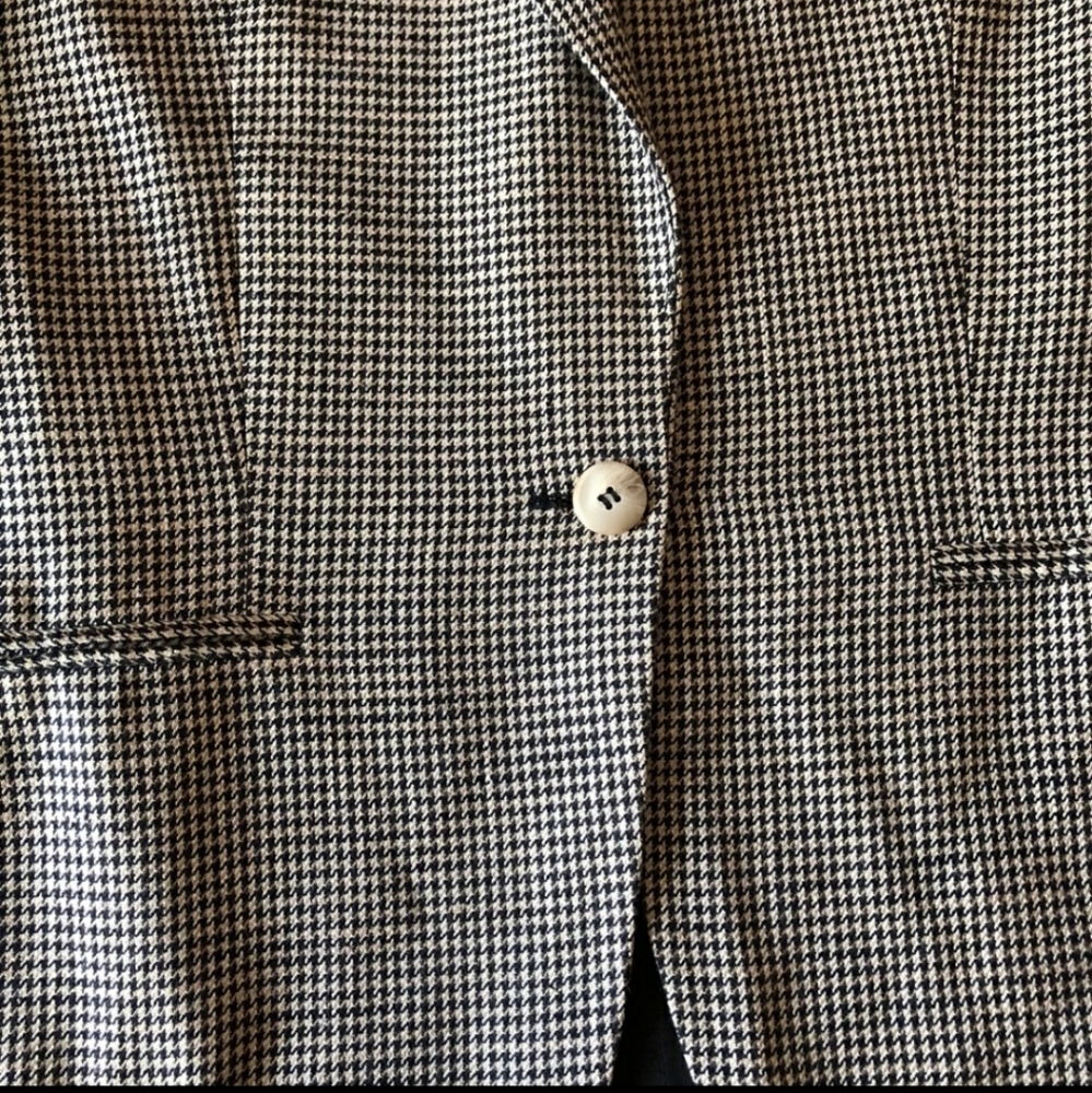 Saville houndstooth blazer sz 10 - Picture 3 of 3